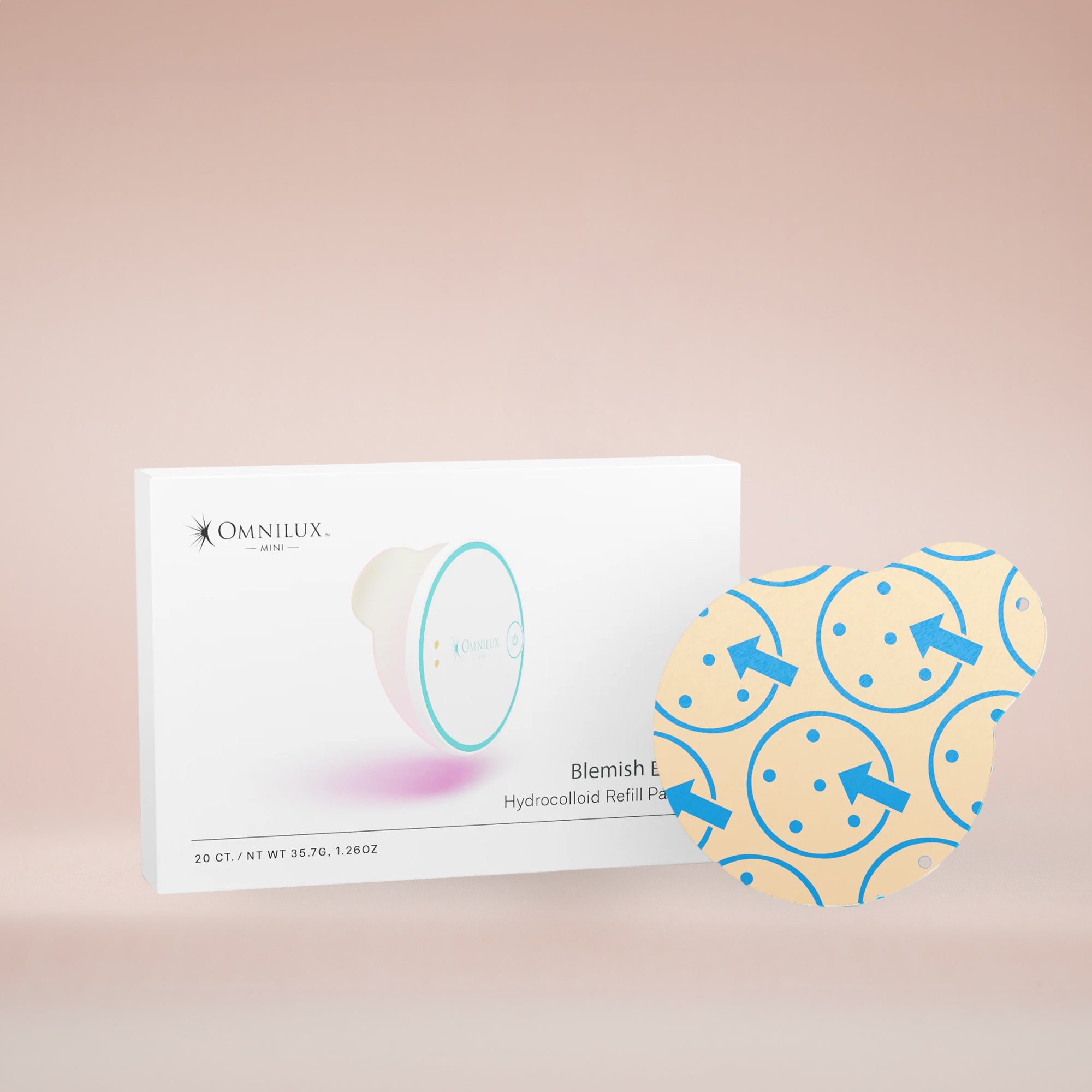 Omnilux Blemish Eraser Hydrocolloid REFILL Patches (20 ct)